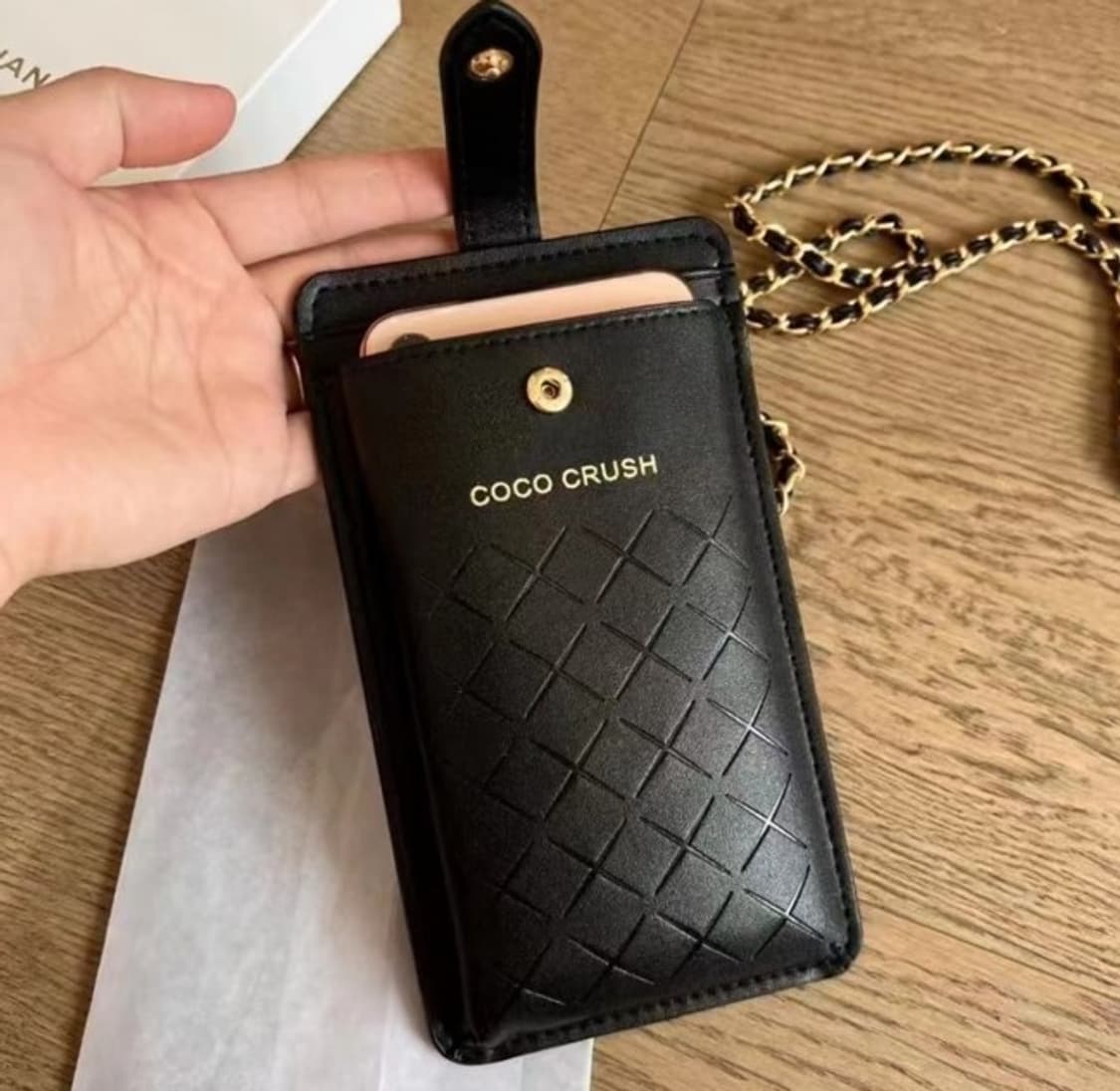 샤넬 코코크러쉬 폰크로스백 블랙 상품이미지3