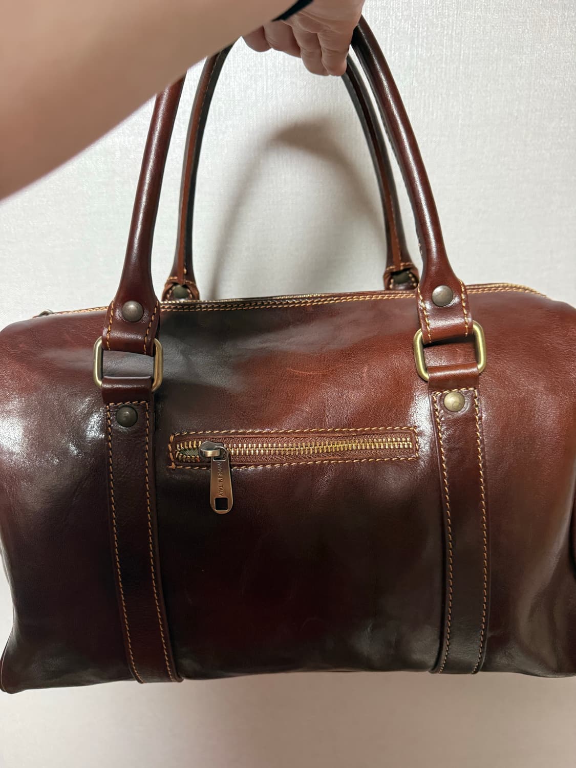 이태리통가죽보스턴백 상품이미지4