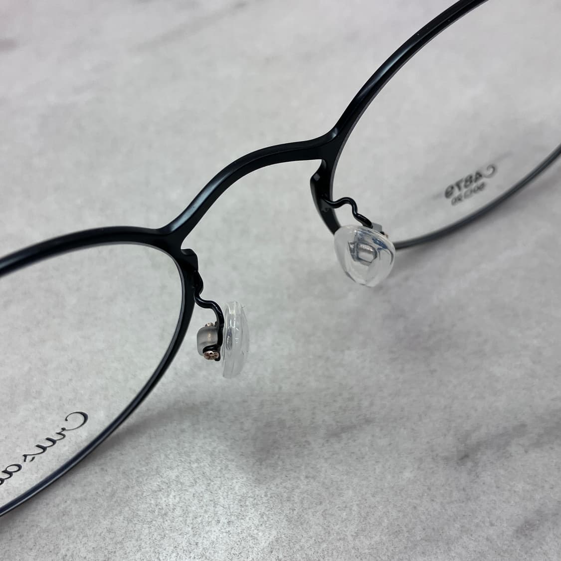 C89 크루세이드 Crusade 블랙 실버 라운드 메탈테 안경 4879 상품이미지4
