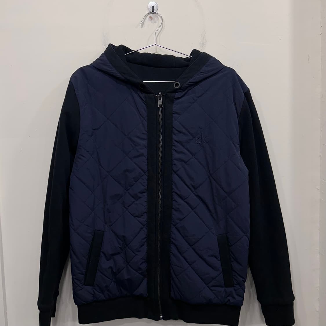 캘빈클라인 리버시블 퀼팅 헤비코튼 후드집업 상품이미지2