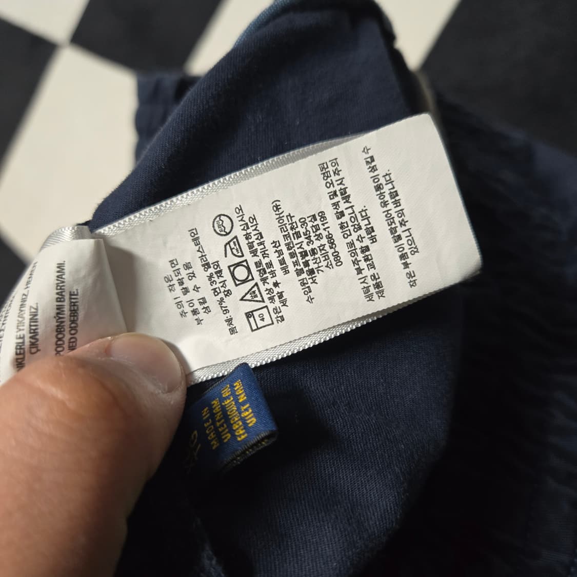 L 폴로랄프로렌 프렙스터 반바지 히든로고 네이비 상품이미지5