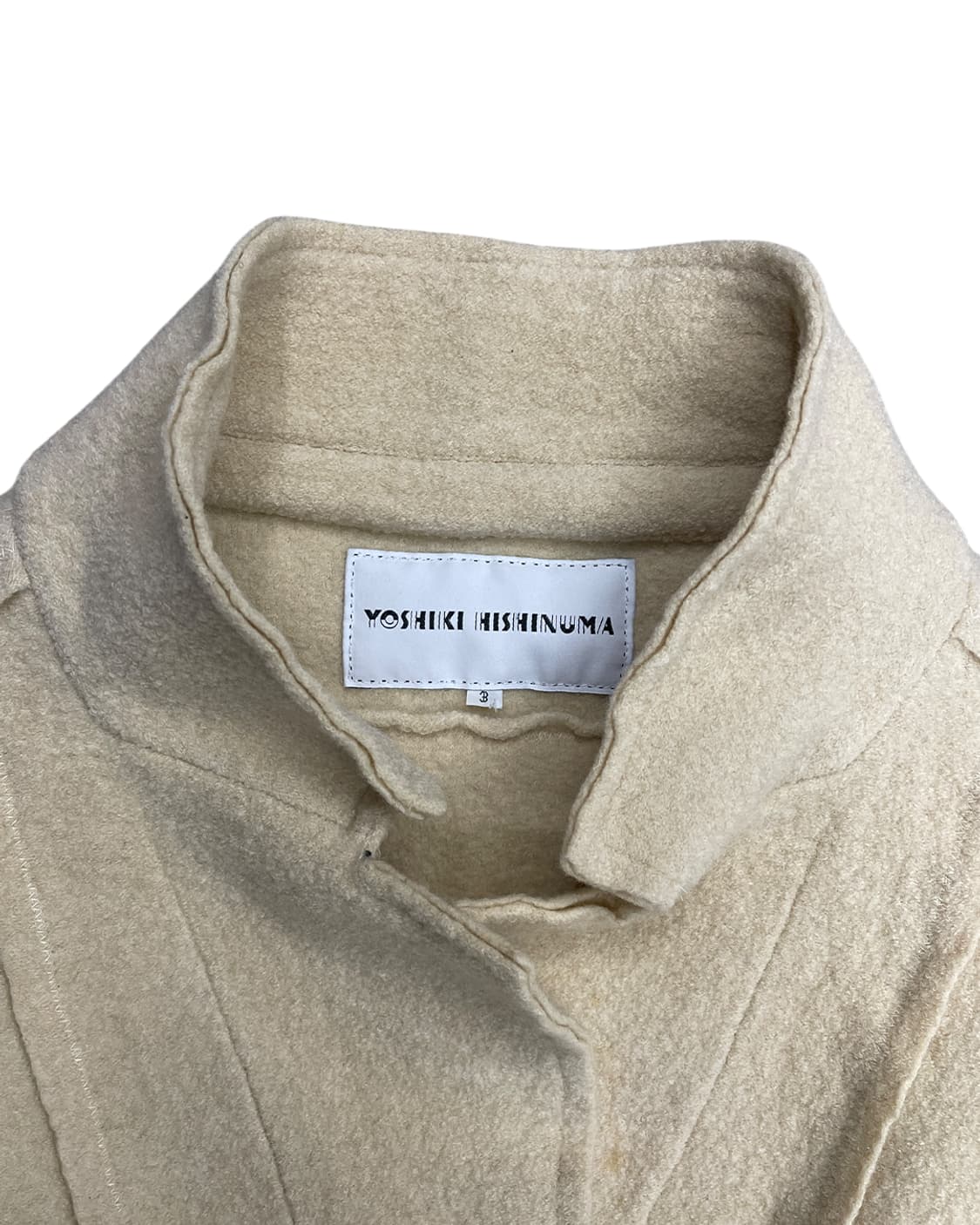 요시키 히시누마 로우 엣지 펠트 자켓 상품이미지8