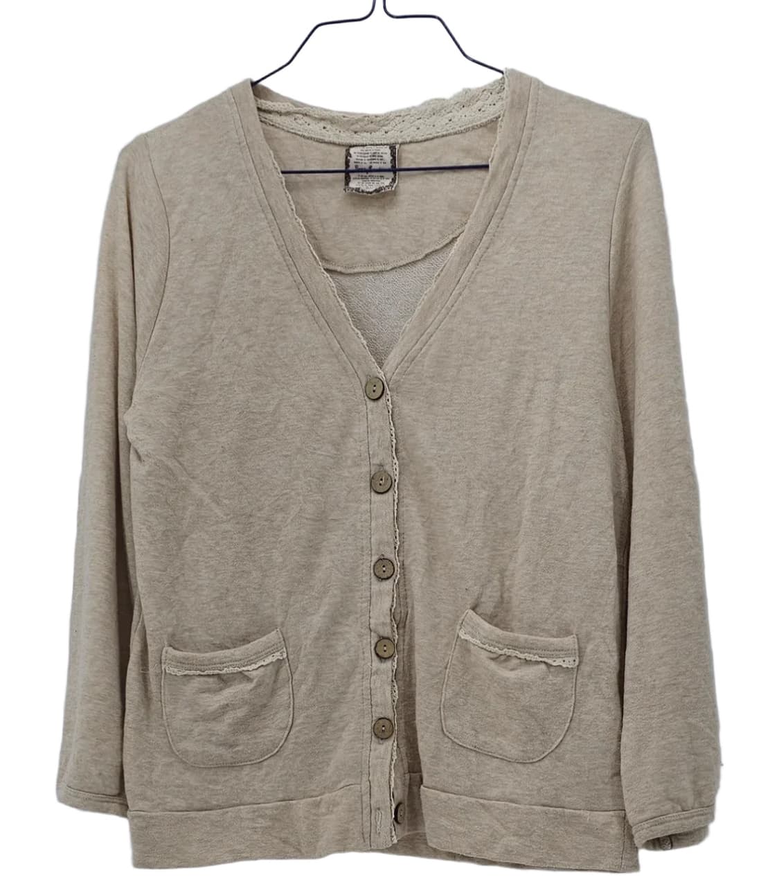 빈티지 모리걸 레이스 포켓 베이지 상품이미지1