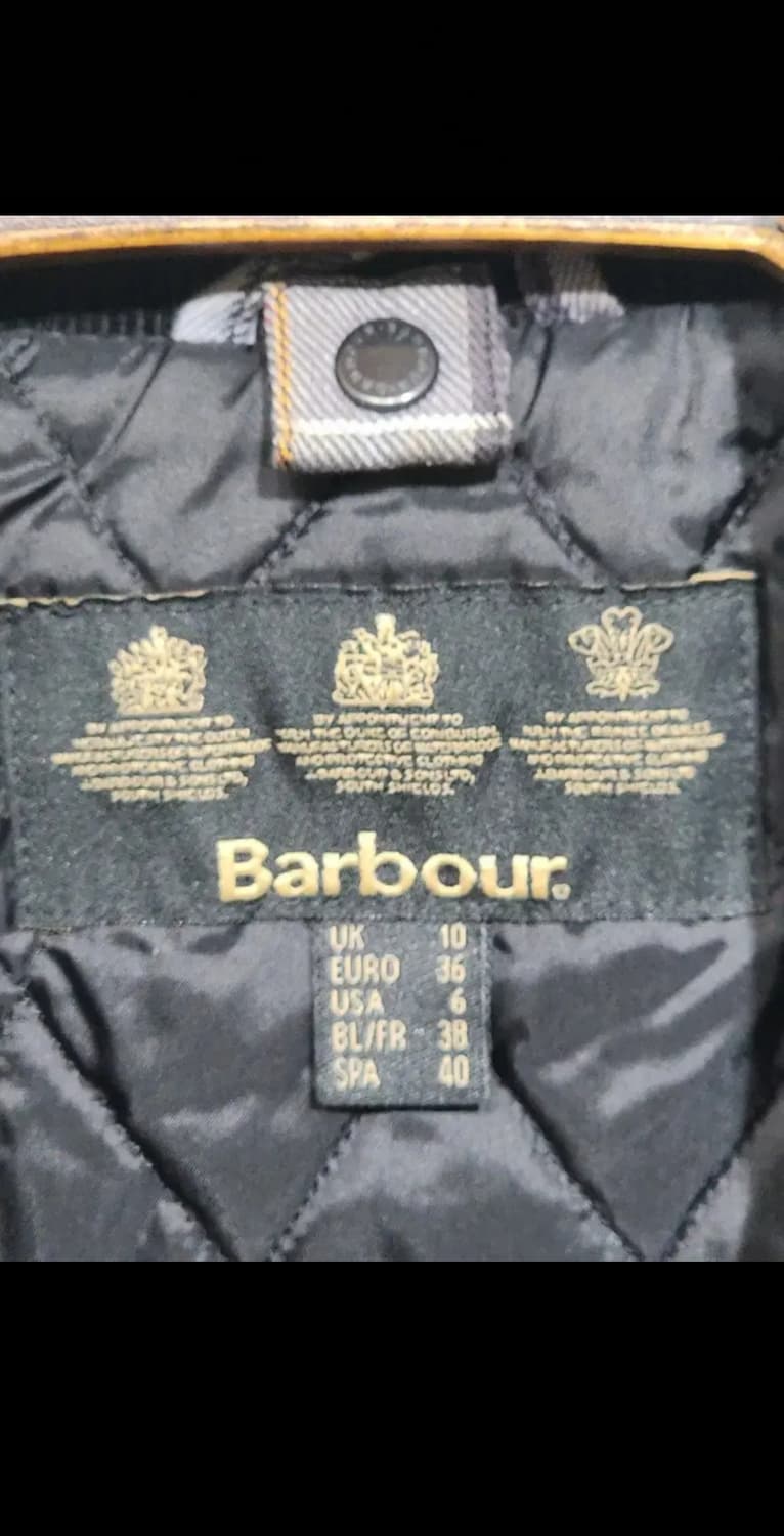 (M) 바버 벨세이 왁싱자켓 블랙 BELSAY 왁스점퍼 안감누빔  상품이미지3