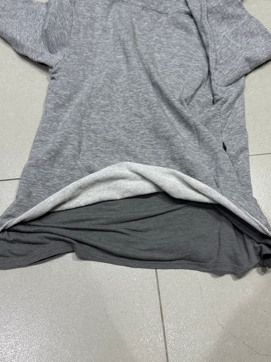 히스테릭 글래머 아카이브 이중 원단 결합 레이어드 후드티  상품이미지4