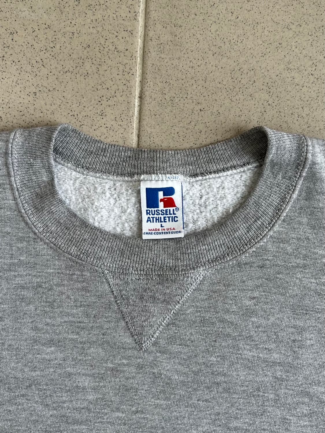 90s 빈티지 러셀 스웻셔츠 그레이 L USA 상품이미지6
