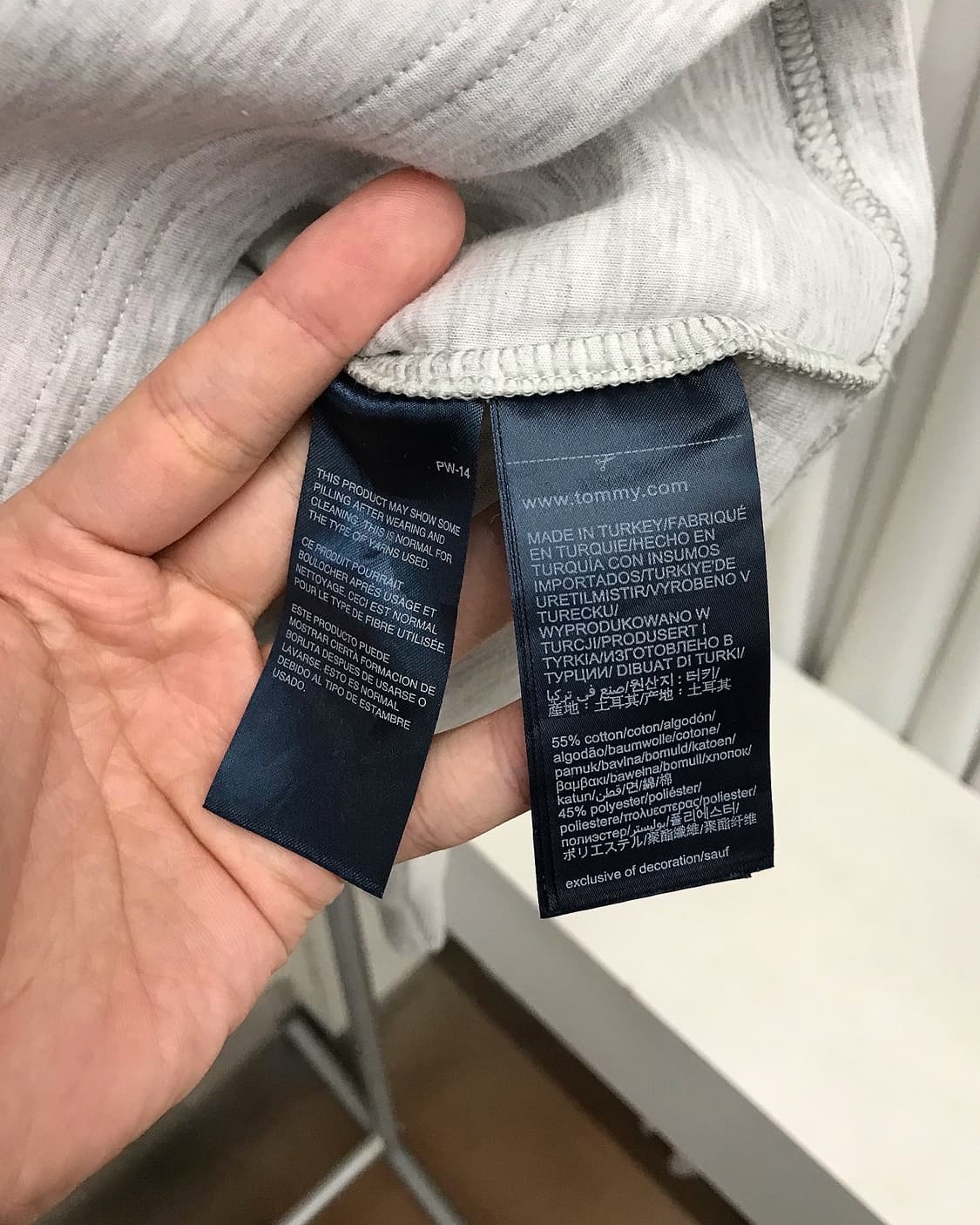 타미 크롭 후드티 상품이미지4