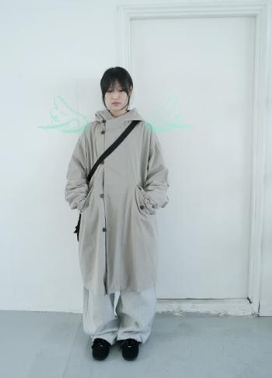 bird hood long jumper 상품이미지1