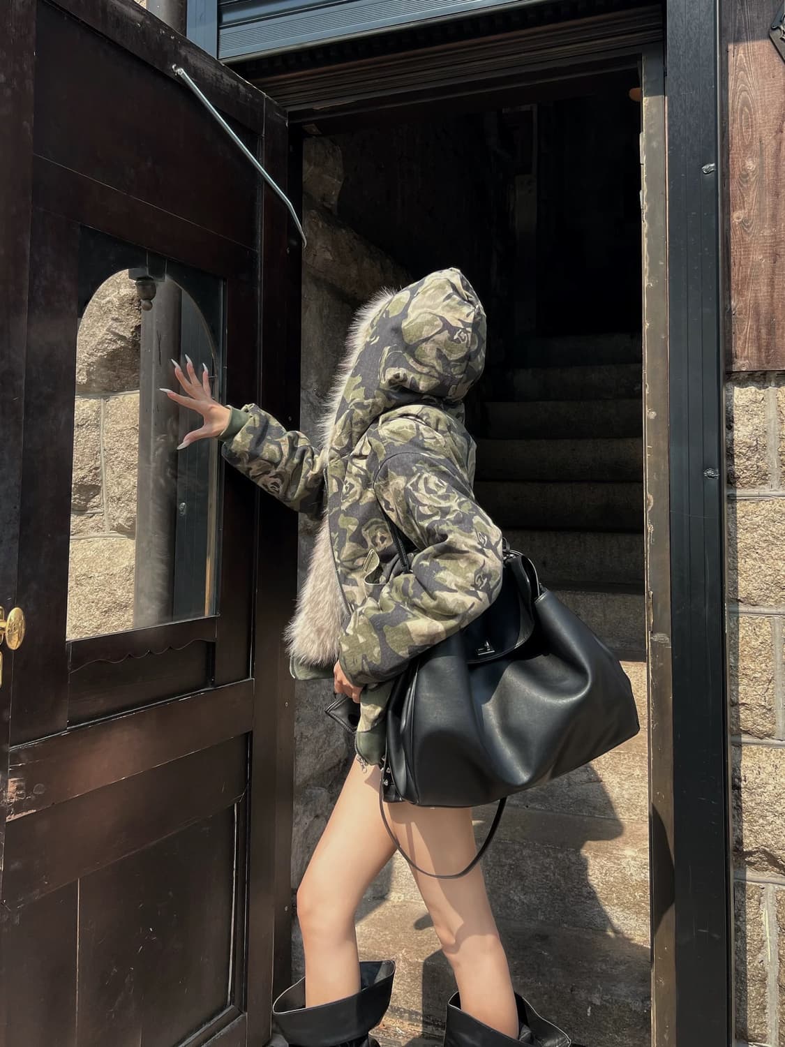 Frost Camo Fur Parka Zip 상품이미지1