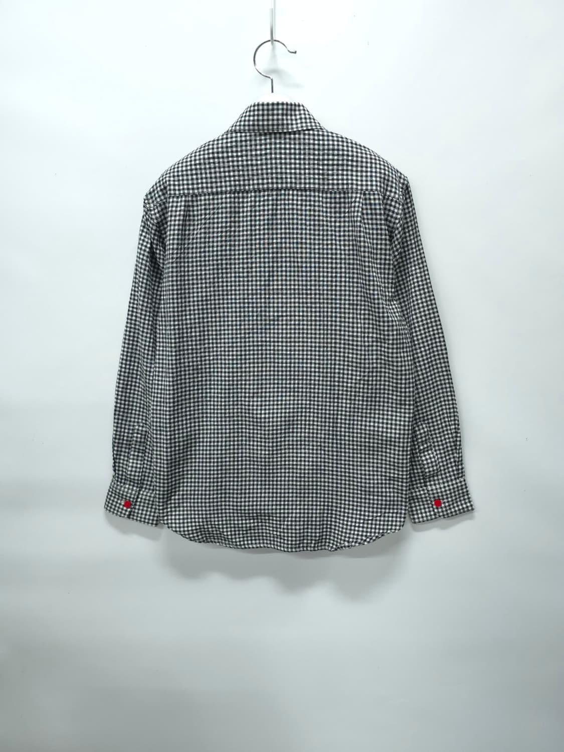 꼼데가르송 여성 레드 와펜 블랙 체크 셔츠 (55~66) 상품이미지8