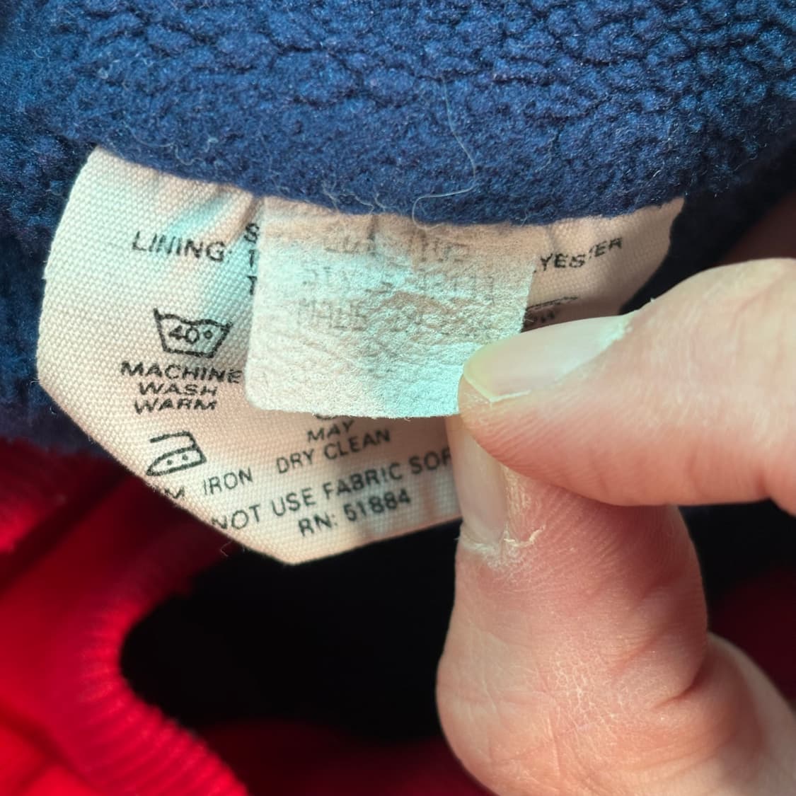 90s USA🇺🇸 파타고니아 쉘드 신칠라 웜업 봄버 자켓 딥파일 상품이미지6