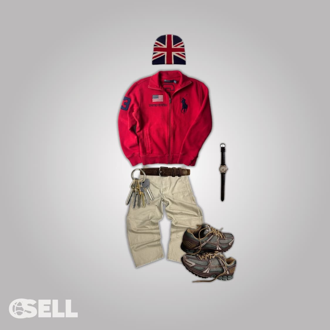 폴로 빅포니 성조기 집업 상품이미지2