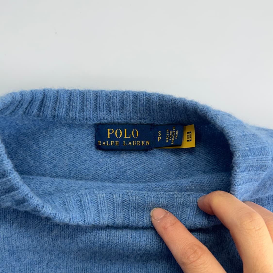 Polo 폴로 블루 포니 크롭 블루 니트 상품이미지6