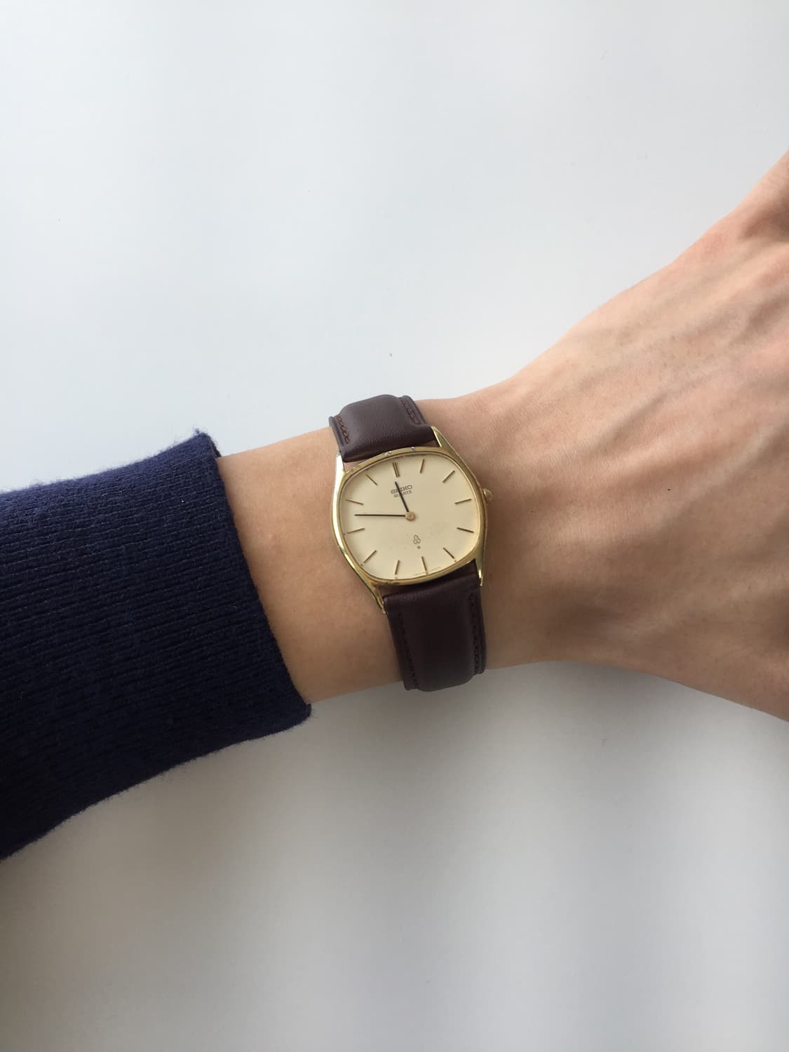 80s seiko chariot octagon gold quartz 상품이미지4