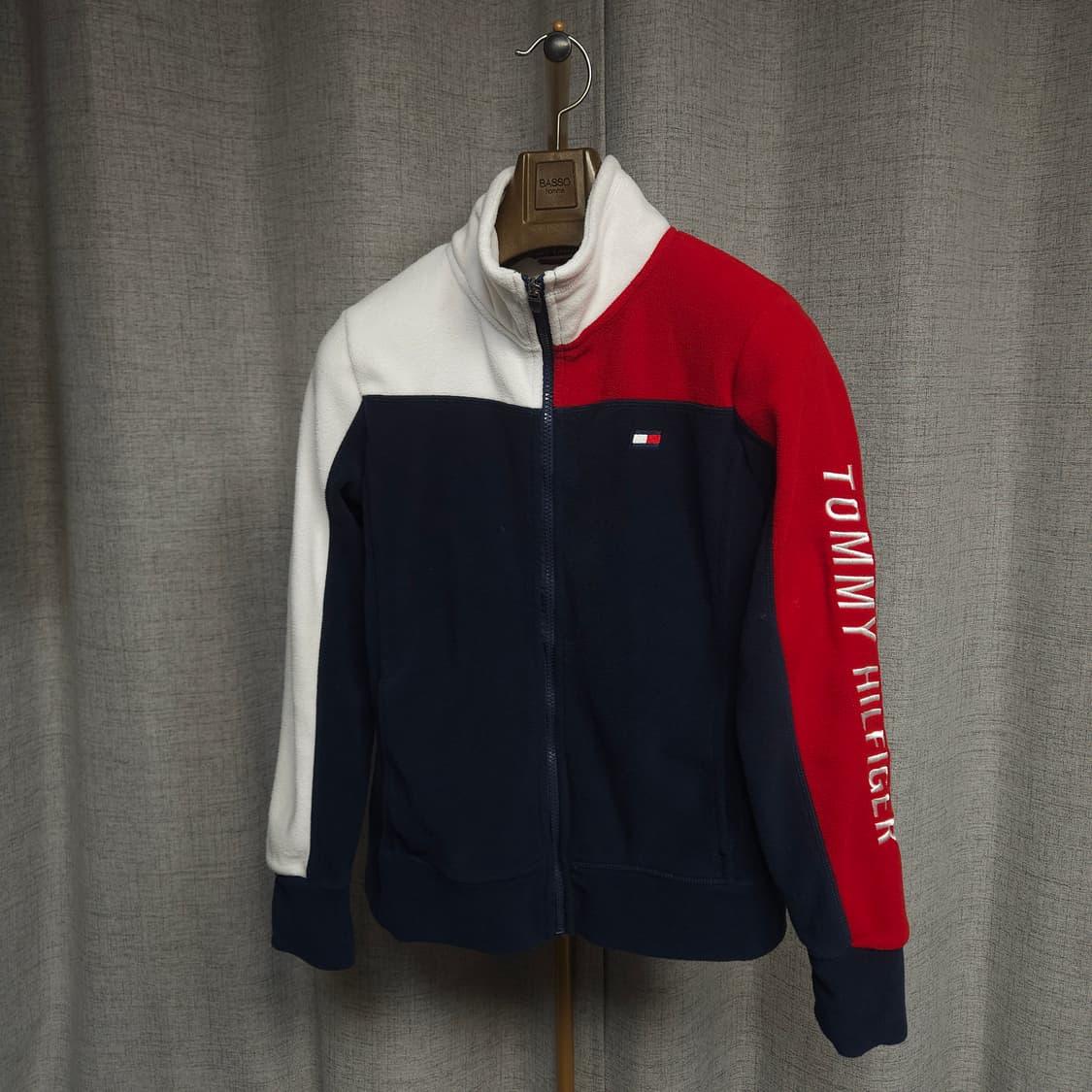 S ) 타미힐피거 여성 빅로고 후리스 집업 상품이미지2