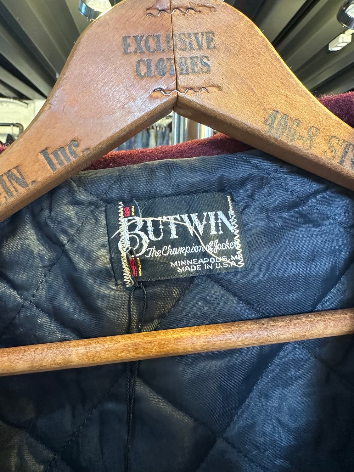 90s Butwin 바시티 레터맨 자켓 made in usa 상품이미지9