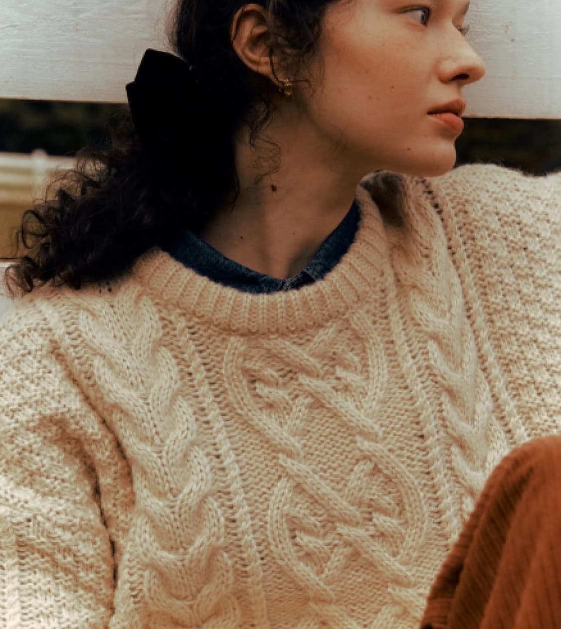 시엔느 old father sweater cream/s 상품이미지1