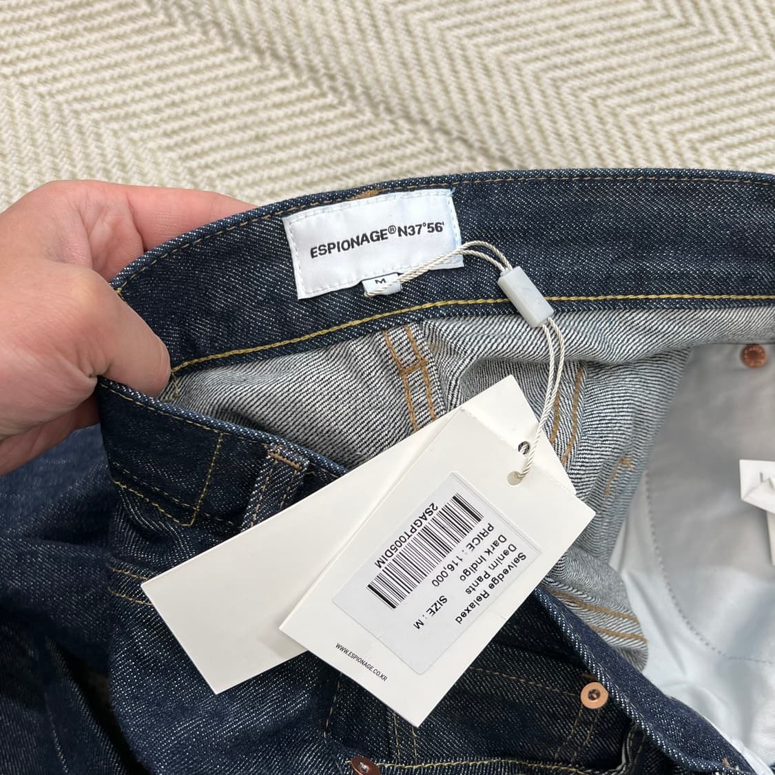 에스피오나지 셀비지 데님 팬츠 r3065 상품이미지6
