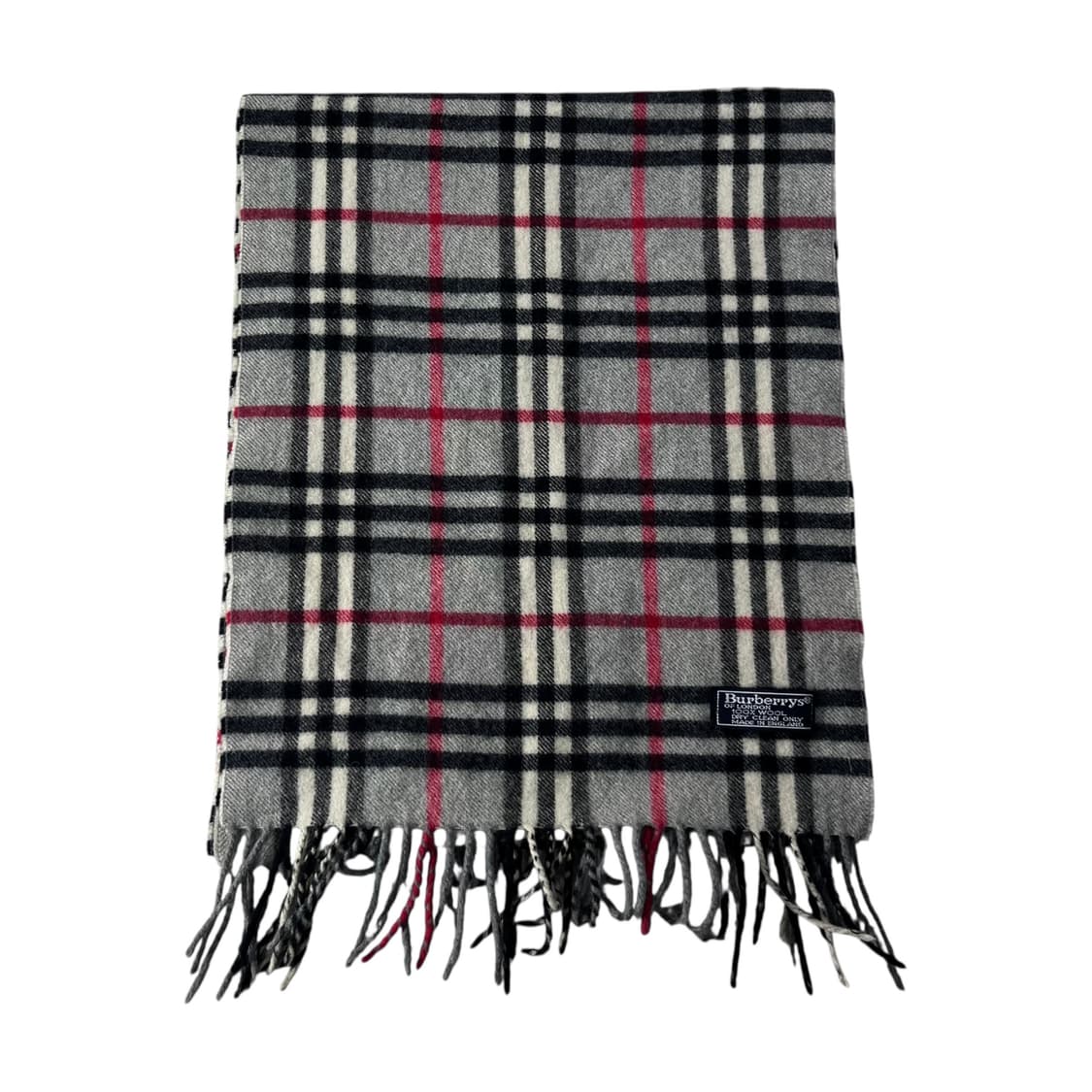 버버리 울 노바체크 그레이 머플러 상품이미지2