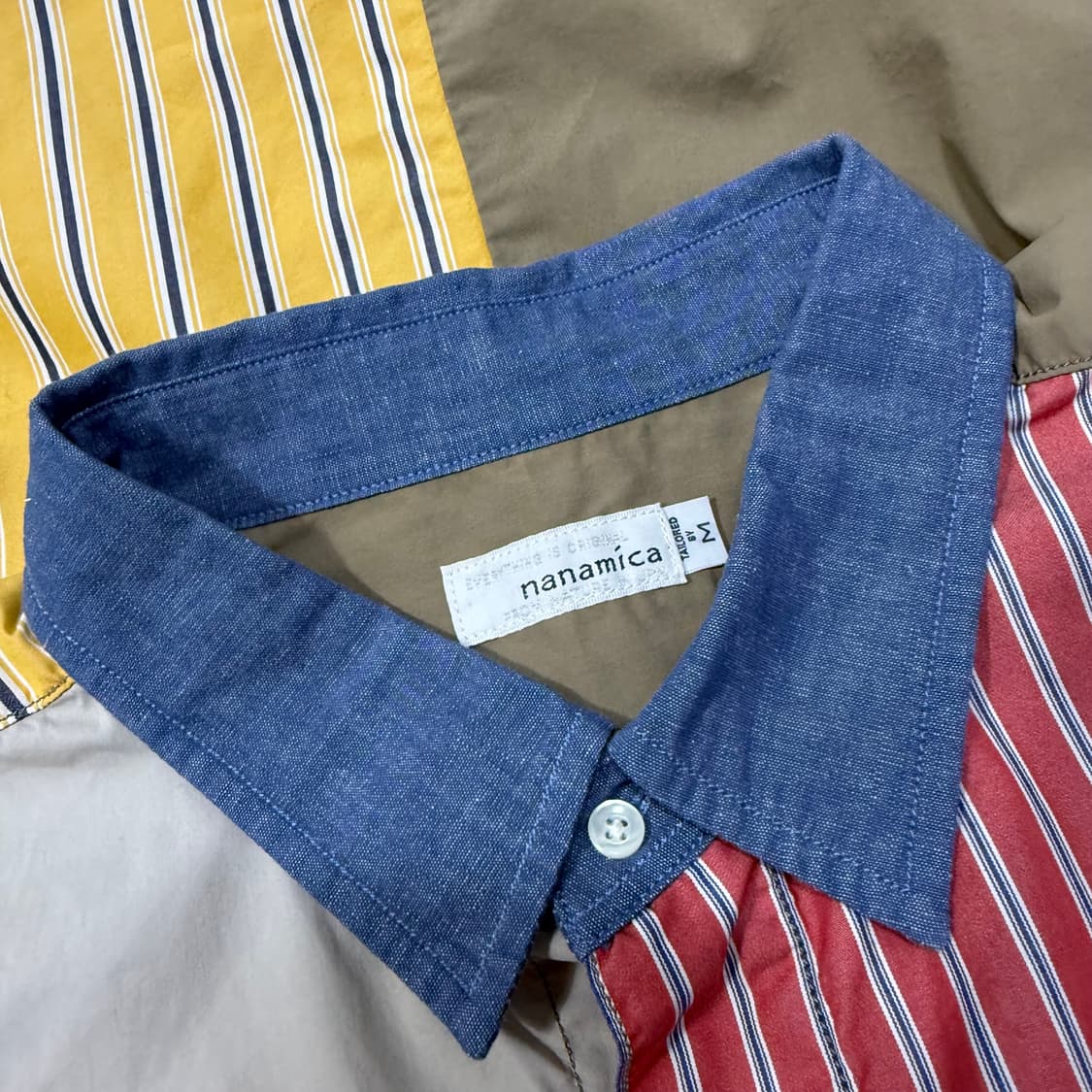 나나미카 크레이지 윈드 멀티체크 셔츠 상품이미지7