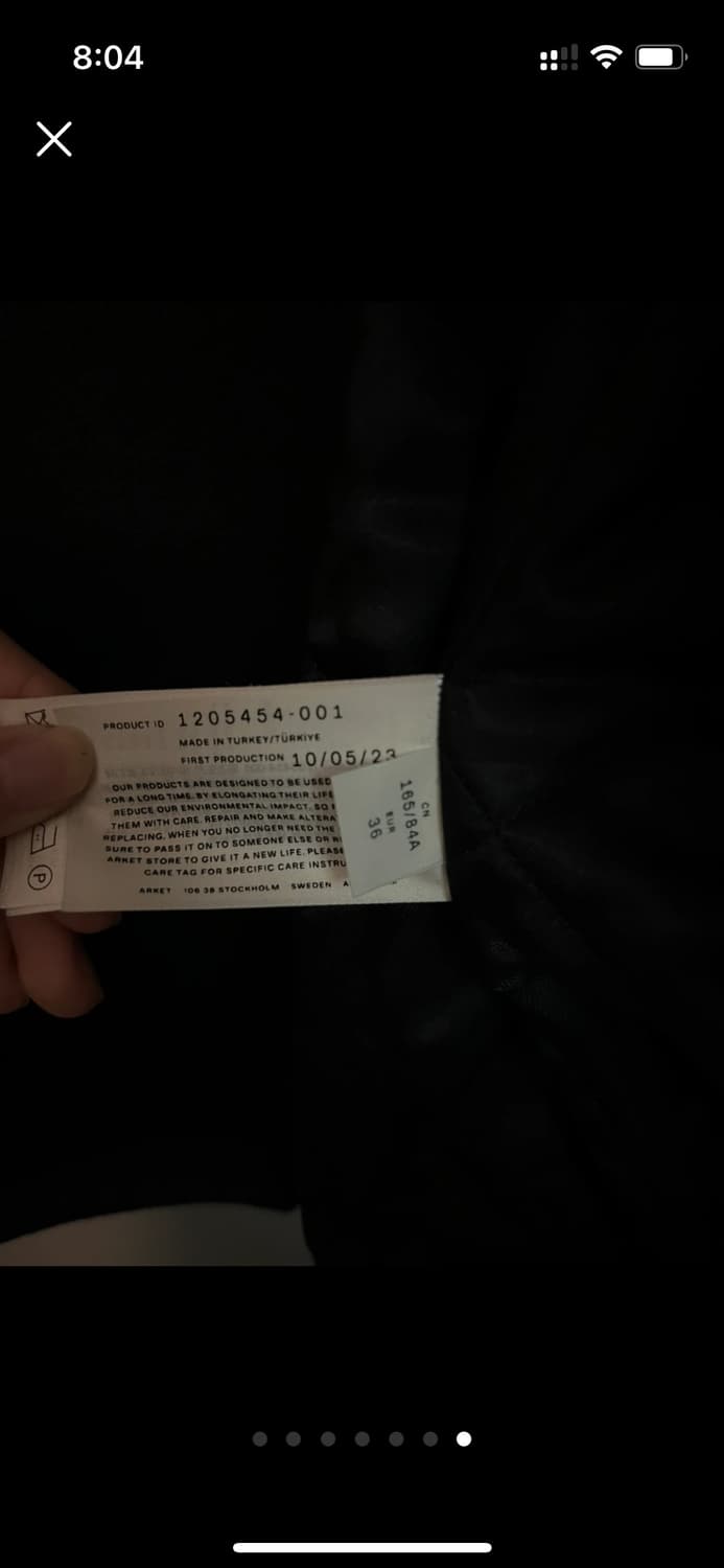 Arket 울 피코트 36 상품이미지6