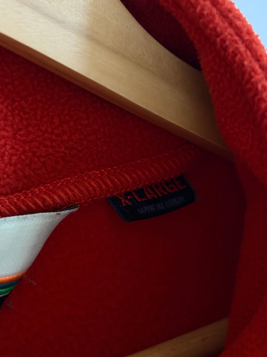 데우스 먼스터 하프 집업 플리스 판매 (레드오렌지/XL) 상품이미지4