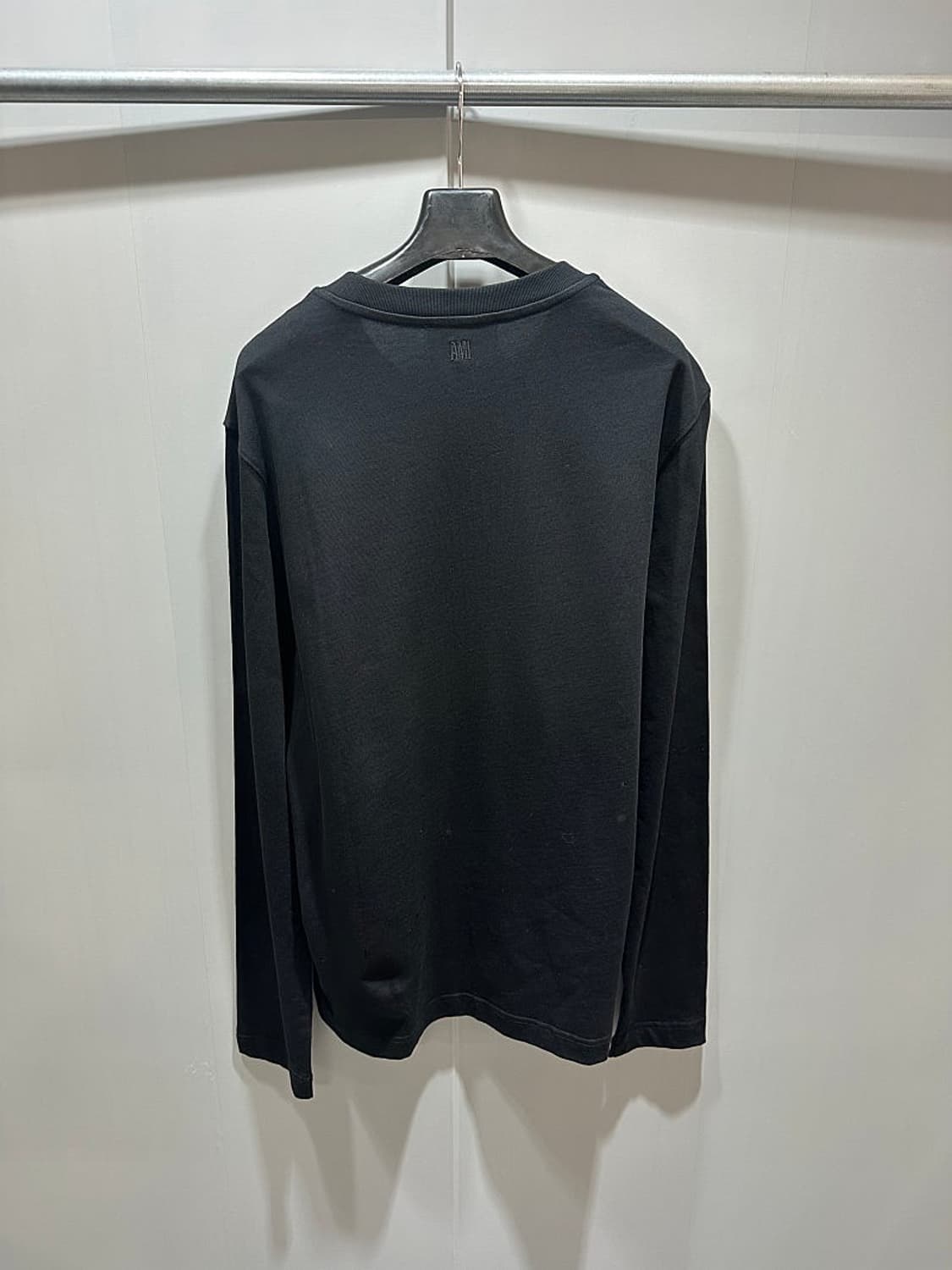 (정품/새상품) 아미 남성 블랙 하트 로고 롱슬리브 상품이미지3