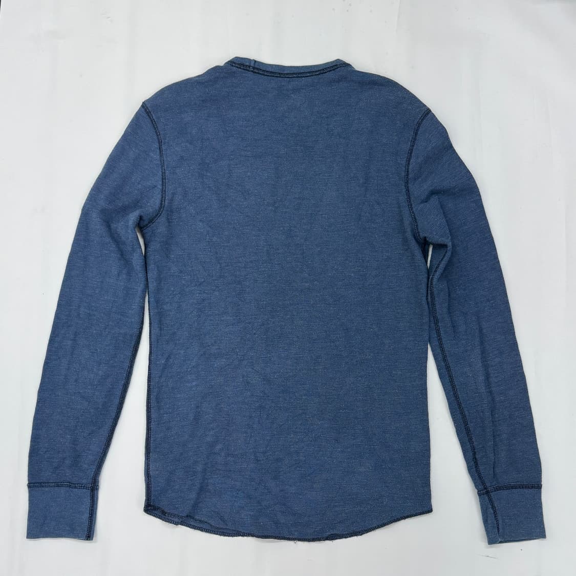 이글스 보헤미안 빈티지 블루 펑크 락 와플 긴팔 티셔츠 스트릿  상품이미지3