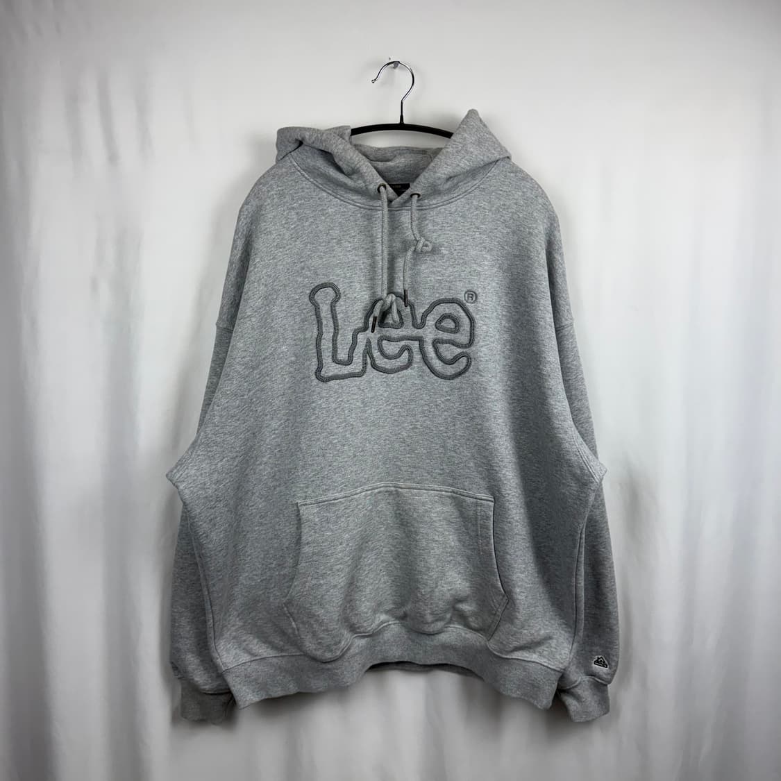 (XL) LEE 체인 트위치 로고 후드 티 그레이 상품이미지2