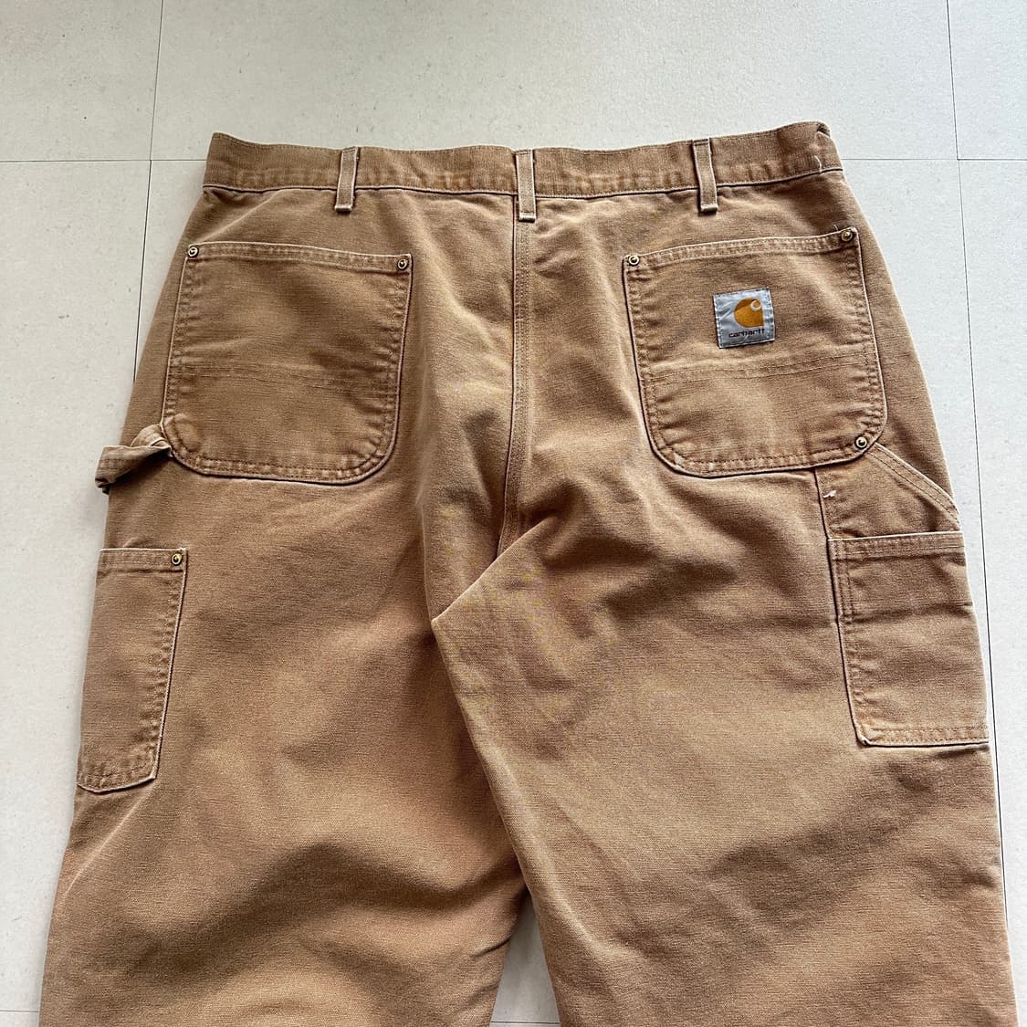 칼하트 B01 BRN MADE IN USA 더블니 워크 팬츠 상품이미지6