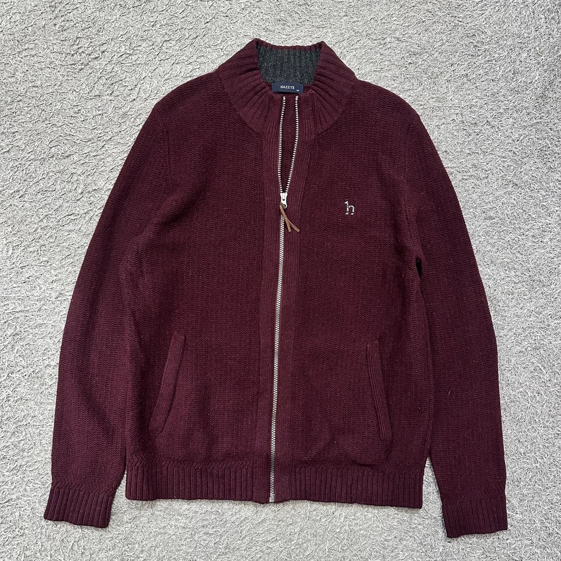 [100] 헤지스 니트집업 상품이미지2