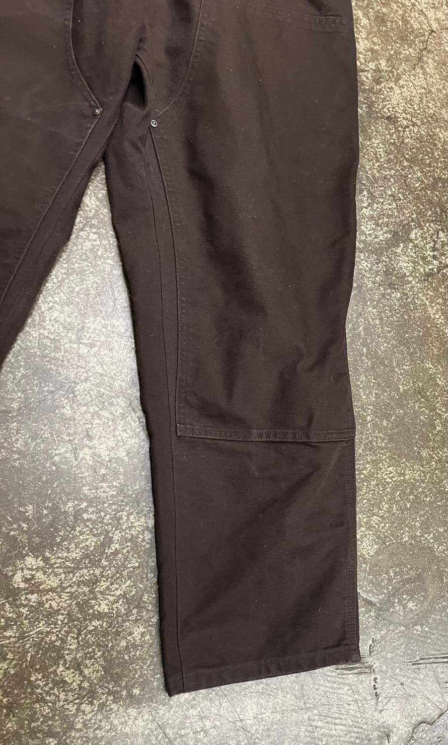 10s 칼하트 더블니 브라운 카펜터 팬츠 상품이미지3