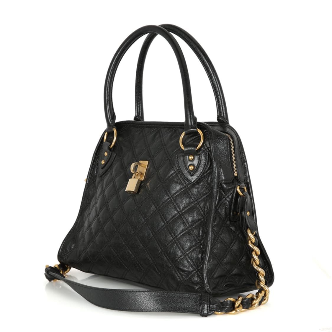 마크제이콥스 스탐백 퀼팅 블랙 금장 체인 숄더 상품이미지2