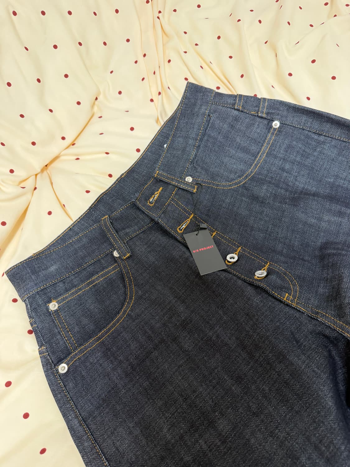 9/S project 스냅 버튼 데님 팬츠 s BUTTON FLY DEN 상품이미지4