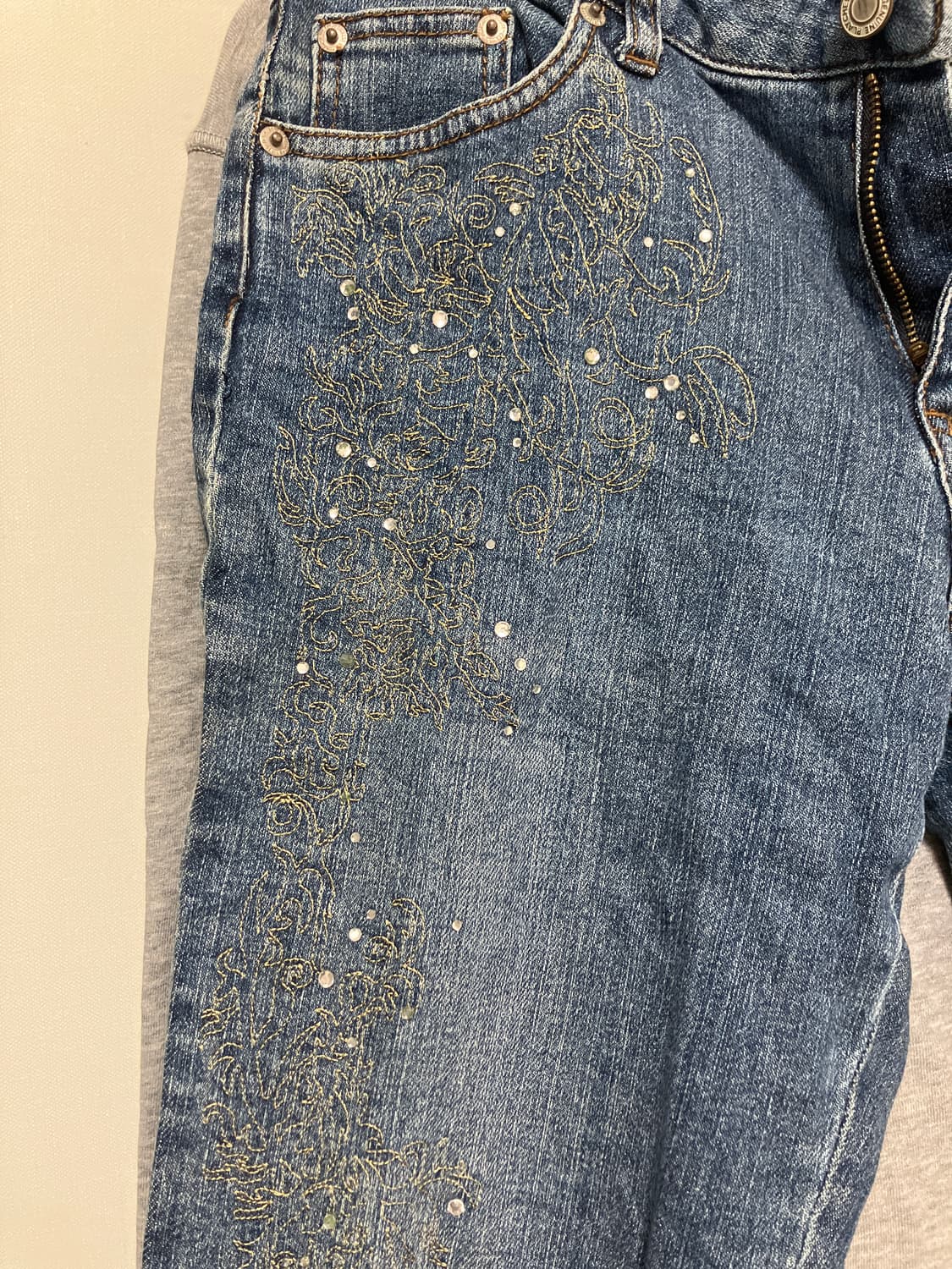 스티치 디테일 청바지 상품이미지2