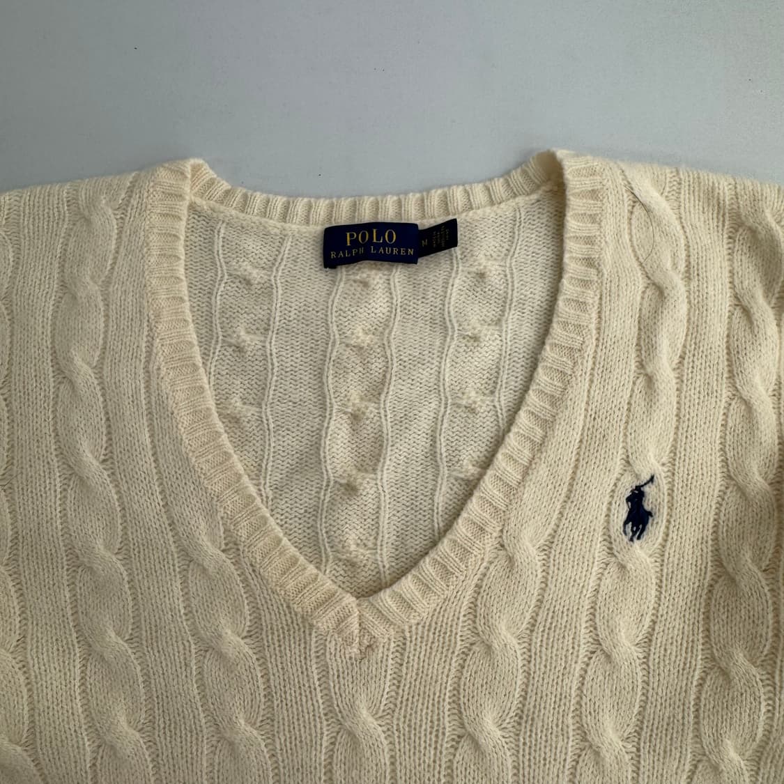 폴로 케이블 니트 상품이미지3