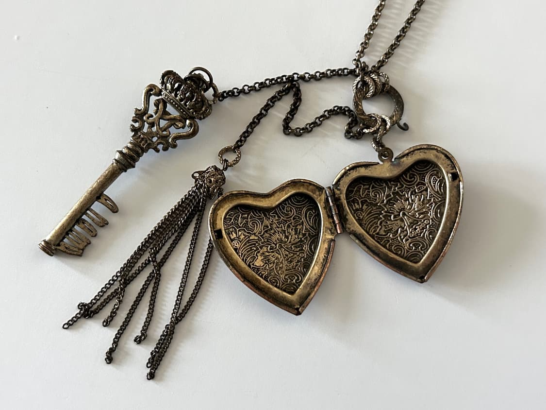 빈티지 오픈 하트 목걸이 상품이미지2