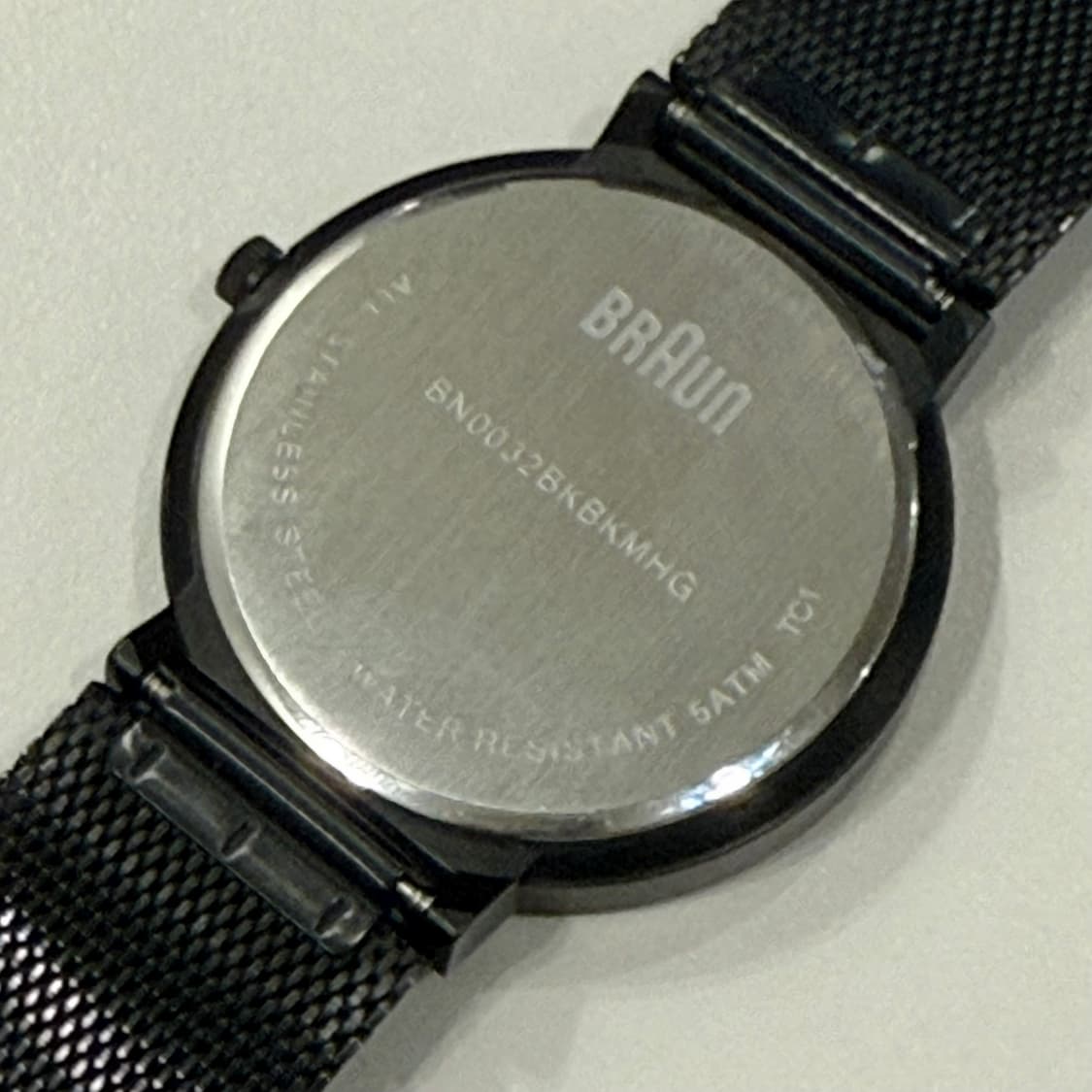 BRAUN BN0032BKBKMHG 브라운 쿼츠 손목 시계 메탈 메쉬 상품이미지2