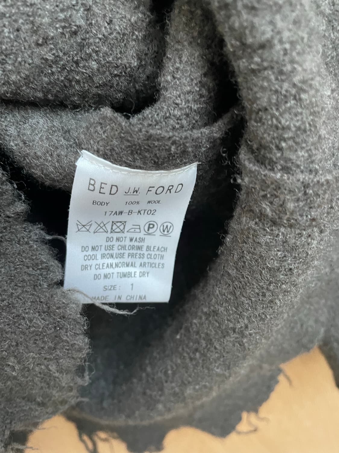 Bed j.w. ford 로우컷 니트 상품이미지4