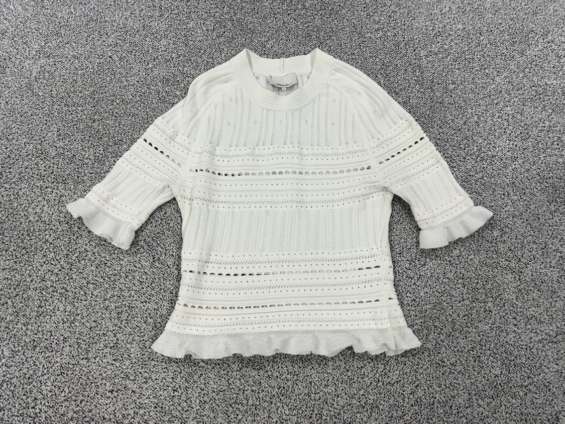 3.1 필립림 레이스 반팔니트 상품이미지1