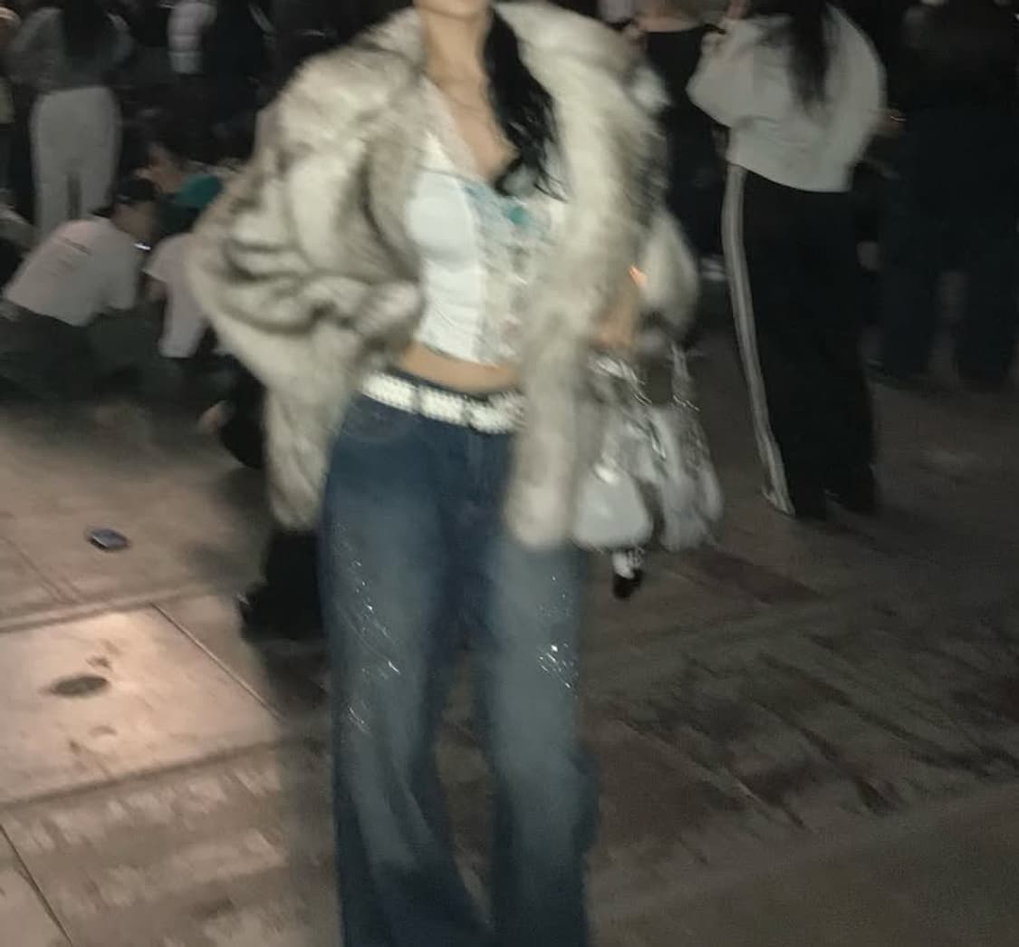 코벳 퍼자켓 아이보리 (easy_yun 착용) 상품이미지4