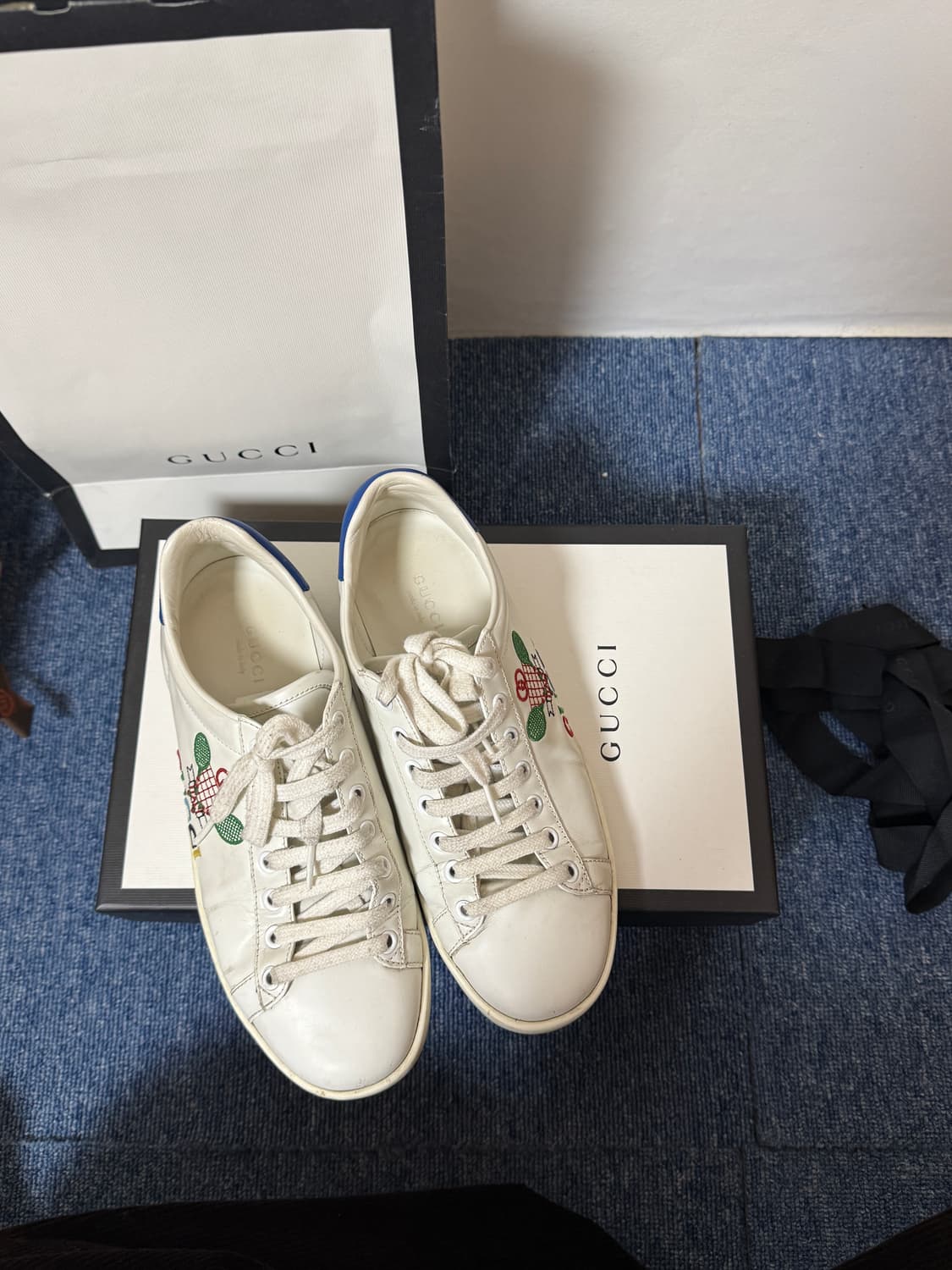 구찌 정품 에이스 테니스 스니커즈 상품이미지1