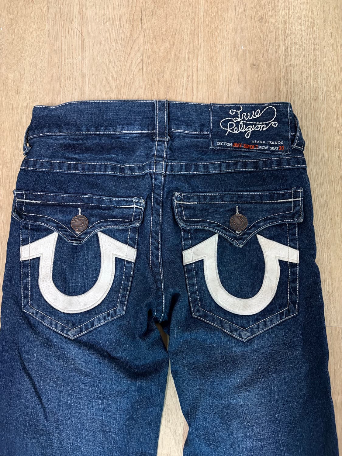 트루릴리젼 usa 가죽패치 부츠컷 30 레어템 상품이미지2