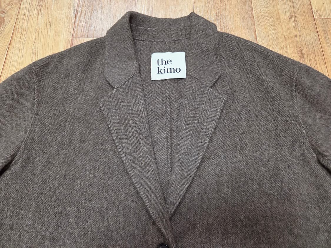 더키모(THE KIMO) 헤링본 울자켓 프리사이즈 상품이미지4