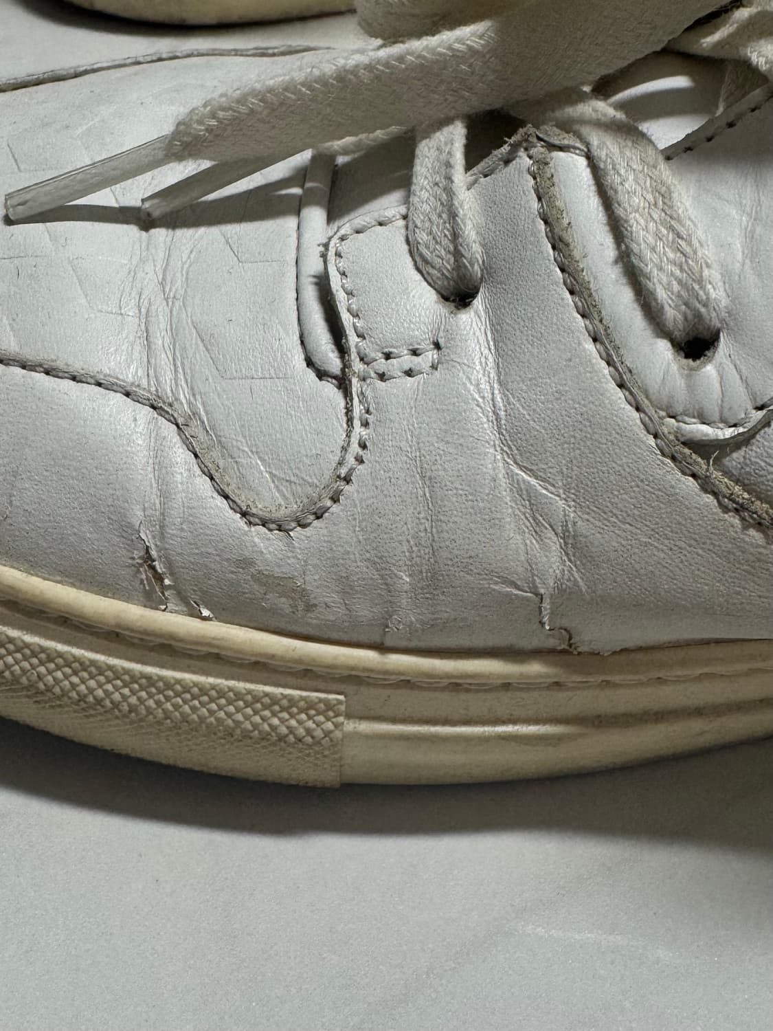 발렌시아가 모노크롬 화이트 레더 하이탑 280 상품이미지7