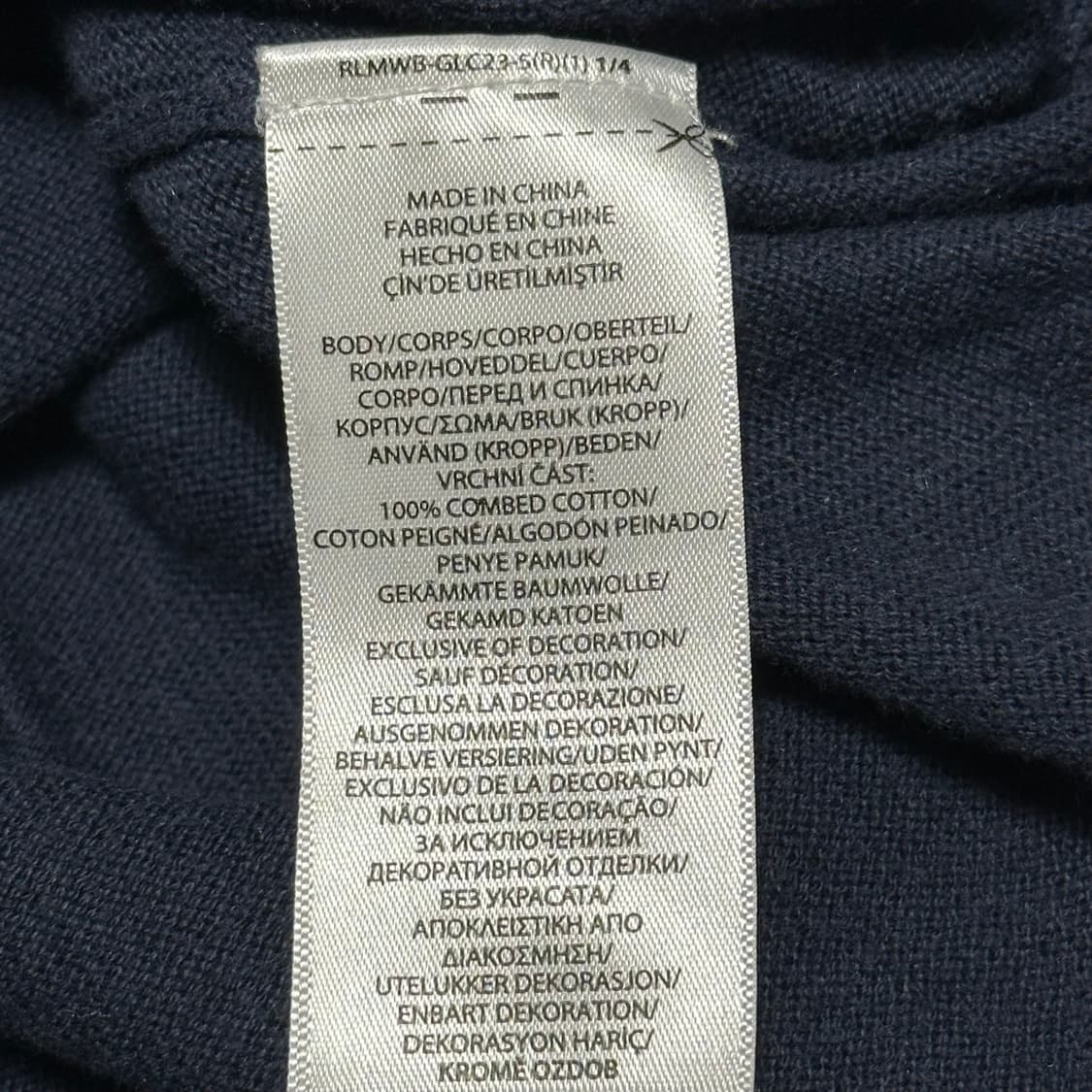 L 폴로랄프로렌 레드 포니 코튼 니트 상품이미지5