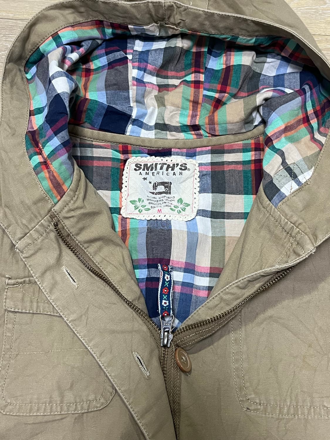 Smith’s American 스미스 아메리칸 체크 워크 자켓 상품이미지9