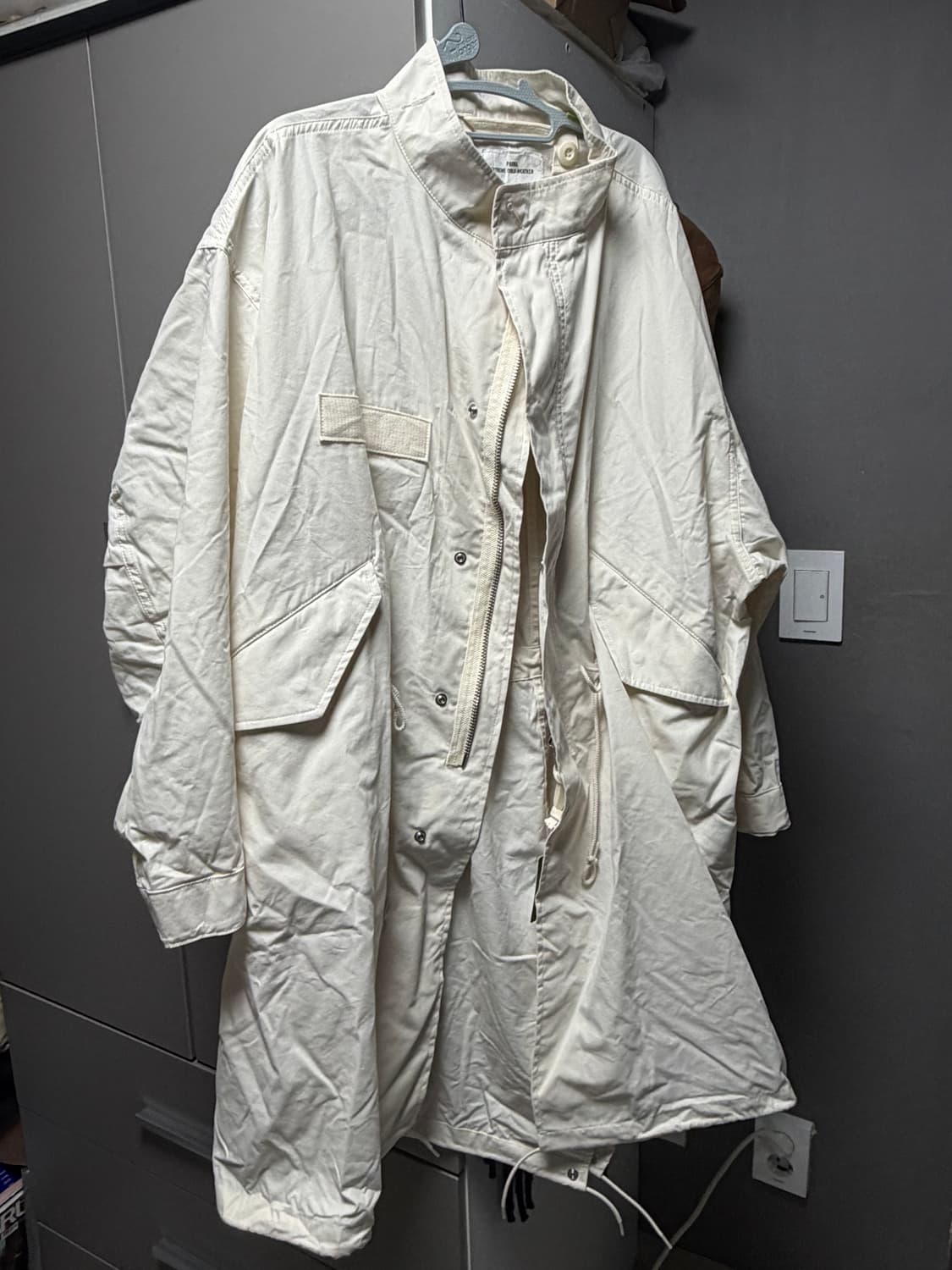 프릭스스토어 25FW m65 오프화이트 f사이즈 새제품 판매합니다. 상품이미지1