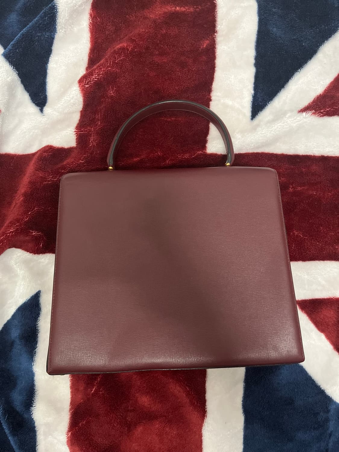 까르띠에 버건디 Calf Leather 핸드백 정품 상품이미지7