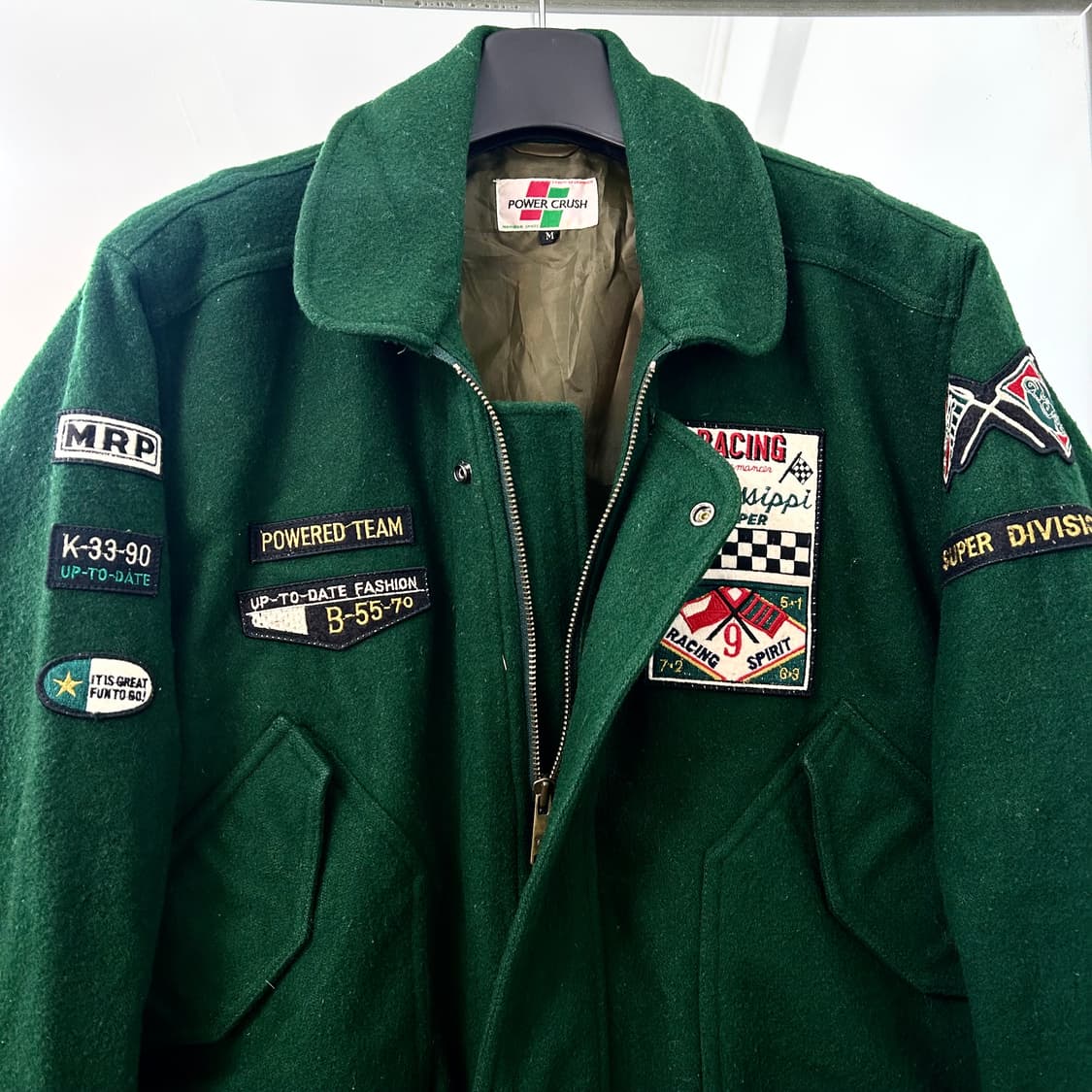 Power Crush 레이싱 울 바시티 자켓 상품이미지6